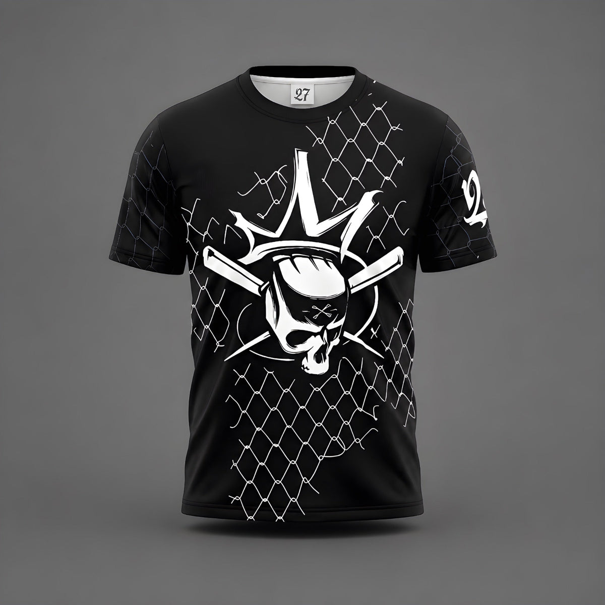 Camiseta Deportiva MMA Old Skulls 