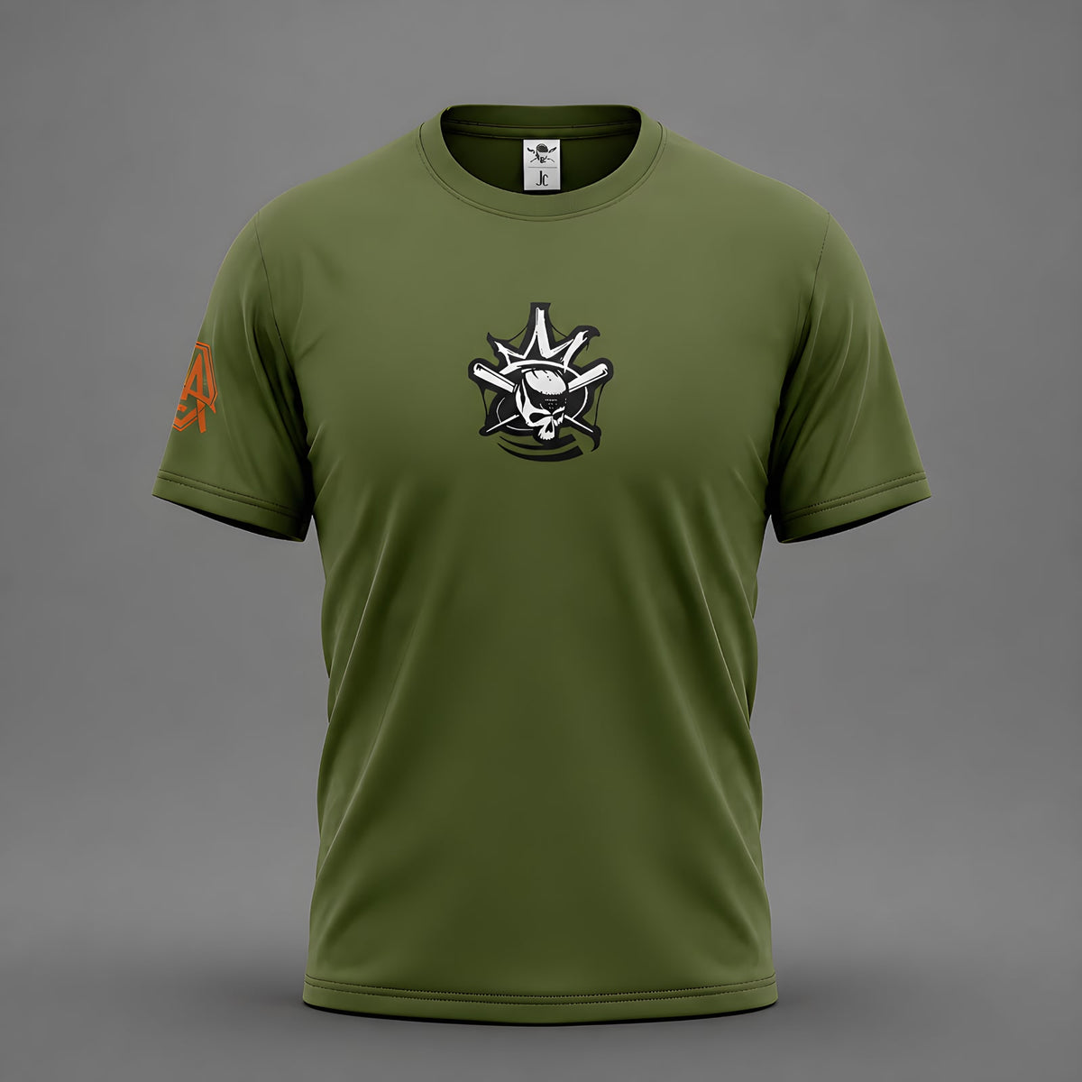 Old Skulls Clothin Fighter – Camiseta Paddy The Problem | DTF | Algodón Prelavado | Verde