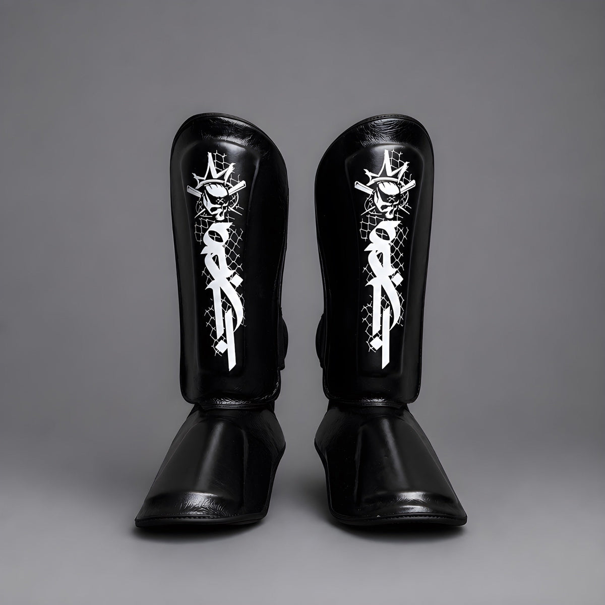 Protectores Tibiales Old Skulls “ OLD BLACK “ 